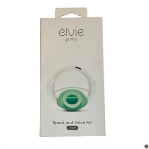 Elvie Pump - Spout and Valve Kit (2 Pack) Teal - New in box